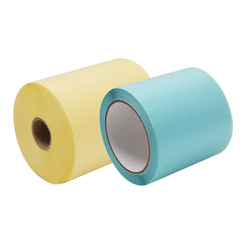 1. Siliconized Glassine Paper yellow and blue.webp